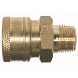 86031 - 3/8 in MPT Brass Quick Disconnect Coupler, 10.5 GPM, 4000 psi, 212°F