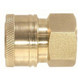 86036 - 3/8 in FPT Quick Disconnect Brass Coupler, 4000 psi, 10.5 GPM, Up to 212°F