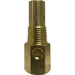87021 - Brass Compressor Tank Check Valve 1/2 x 1/2 in MPT to Compression, 450 psi, 400°F