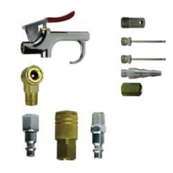 87402 - 10-Piece Durable Steel Air Accessory Set for Various Applications