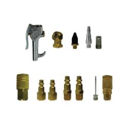 87410 - 12-Piece Steel Air Accessory Set for Various Applications