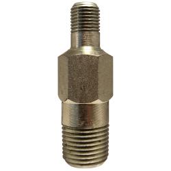 90104 - Steel Hex Swage Nipple Fitting, 3/8 in MPT x 1/4 in MPT, SCH 80/XH