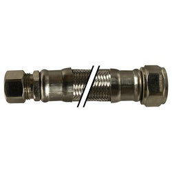 922918 - 3/4 x 3/4 in Male/Female Stainless Steel Water Heater Connector, 18 in Length