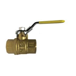 940173L - 1/2-in FPT x FPT Chromium-Plated Brass Ball Valve with Locking Handle