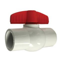 940302 - 4 in PVC Ball Valve, Socket x Socket, 150 psi, EPDM Sealing, 1/4 Turn Handle