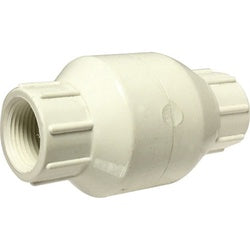 940336 - 2 in PVC Spring Loaded Inline Check Valve FIP x FIP Connections, 200 psi Rated