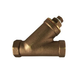 940530 - 3 in Forged Brass Wye-Pattern Strainer with FPT Connections, 9.4 in Length, #20 Mesh Screen