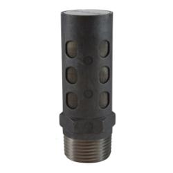 940825 - 1/2 in MPT Aluminum High Flow Muffler, 300 psi, 35-160°F Temperature Range