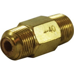 940846 - Brass Nipple Inline Filter - 1/4 in x 1/4 in, 300 psi, 35-300°F