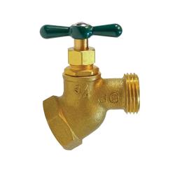 942113LF - 3/4 in Heavy-Duty Lead-Free Hose Bibb No Kink Valve with FIP x MHT Connections