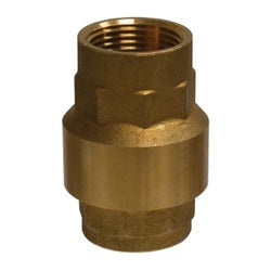 944402V - 3/8-in FPT x FPT Brass In-Line Check Valve with Fluoroelastomer Seal