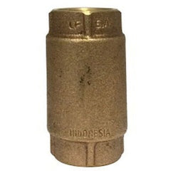 944433LF - 1-1/4 in Brass Check Valve with Female Iron Pipe Connections