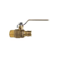 945633LF - 1 in MNPT to PEX Lead-Free Brass Cold Expansion Ball Valve