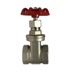 949256 - 1-1/4 in Stainless Steel Gate Valve with Female Threads, 200 psi, 2.79 in Length