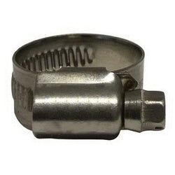 96080 - 12mm Wide 316 Stainless Steel Worm Gear Hose Clamp, Adjustable 2.362in to 3.15in Diameter