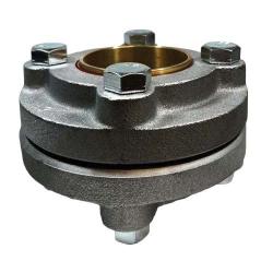 973122LF - 4 in Female Flanged x 4 in Sweat Dielectric Union Fitting
