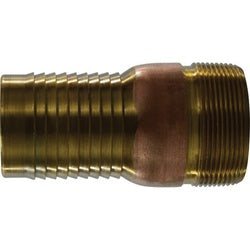 973605 - 2 in Hose Barbed x 2 in MPT Brass Combination King Nipple