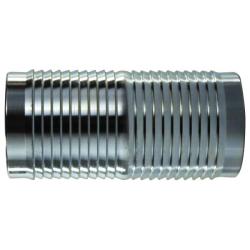 973659 - 4 in x 4 in Steel Hose Mender with Barbed Ends