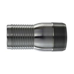 973856 - 2-1/2-in Hose Barbed x 2-1/2-in MIP Steel Combination King Nipple