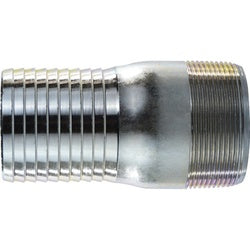 973913 - 3 in Barbed x 3 in Male Steel Adapter with Galvanized Finish