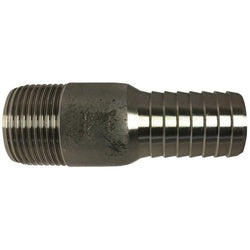 973928SS - 1-1/4 in Hose Barbed x 1-1/4 in MIP 304 Stainless Steel Adapter