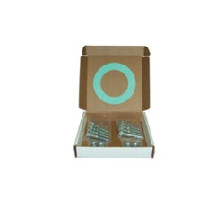 987261 - 10 Plated Steel Bolts & Gaskets for Reliable Fastening