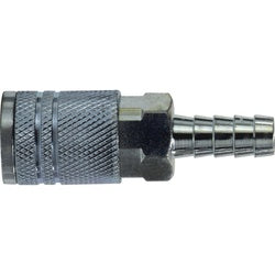 99843 - 1/2-in Steel Industrial Interchange Hose ID Coupler with Hose Barb Connection