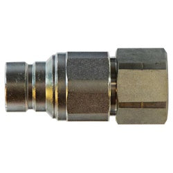FF1M - 1-in Female NPT Steel Flat Face Pipe Plug with Zinc-Plated Finish