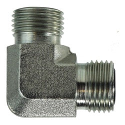 FS250044 - 90-Degree Elbow Fitting - 1/4 in Male ORFS - Steel, 6000 psi, 375°F