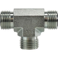 FS26031212 - Union Tee - 1-3/16 in Male ORFS Steel Fitting, 6000 psi, Tee Configuration