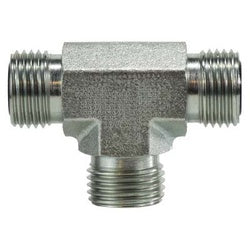 FS26032020 - Steel Union Tee Fitting with Three 1-1/4 in Male O-Ring Face Seals