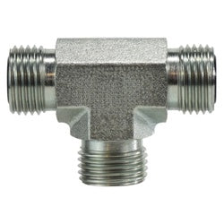 FS260366 - 3/8 in ORFS Steel Union Tee Fitting for Fluid Line Branching, 6000 psi, 375°F
