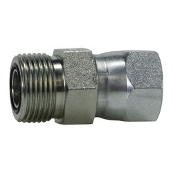 FS64021010 - Steel Swivel Adapter - 5/8 in Male ORFS x 5/8 in Female JIC Flared Tube