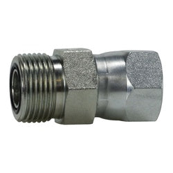 FS64021212 - 3/4 in Male ORFS to 37° Female JIC Swivel Adapter, Steel, 6000 psi, 375°F