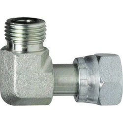 FS650066 - 90-Degree Swivel Nut Elbow, 11/16 in Male ORFS x 9/16 in ORFS, Durable Steel