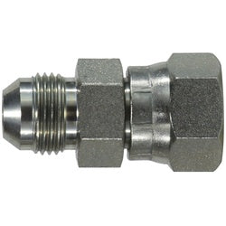FS65041212 - 3/4 in Male JIC 37° Flared to 3/4 in Female ORFS Swivel Adapter, Steel Construction