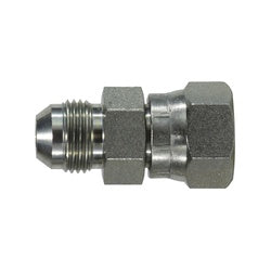 FS650444 - Steel Swivel Adapter - 1/4 in Male JIC 37 deg Flared x 1/4 in Female ORFS