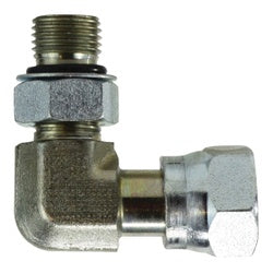 FS680988 - Steel 90° Swivel Elbow - 3/4 in Male ORB x 13/16 in Female ORFS, 6000 psi Working Pressure