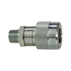 KZEB14SM - 1/4 in MNPT Thread Lock Coupling, Steel, 1.14 in Dia x 2.4 in Length