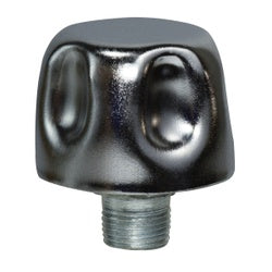 MB4006 - 3/8 in MPT Steel Screw-On Air Breather with Chrome Finish