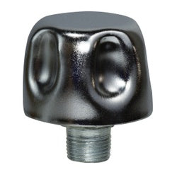 MB4008 - 1/2 in MPT Screw-On Air Breather - Durable Steel, Chrome-Plated Finish
