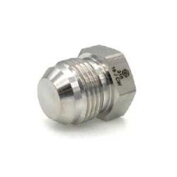 SS2408-04 - 1/4 in Male JIC Stainless Steel Adapter, 0.799 in Length, 5000 psi, 1000°F