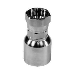 SS43-04-06FJ - 1/4-in Hose x 3/8-in Female JIC Swivel Stainless Steel Adapter
