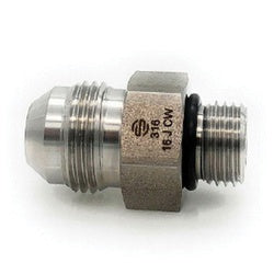SS6401-R-06-04.250 - 3/8 in Male ORB to 1/4 in MNPT Stainless Steel Adapter