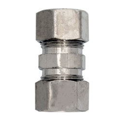 00682-1006 - 5/8-in x 3/8-in Brass Reducing Compression Union with Chrome-Plated Finish