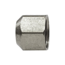 10075N - SAE 45-Degree Flare Cap - 1/4 in Nickel-Plated Brass with 1/2 in Hex Size