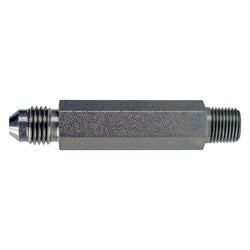 2404-LL-04-02 - Durable Steel Extra Long Adapter - 1/4-in Male JIC x 1/8-in Male NPTF