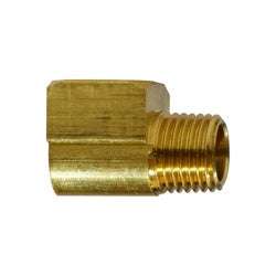 P-310-2-EXT - 90-Degree Brass Elbow Fitting, 1/8" Female NPTF to Male NPTF Connection