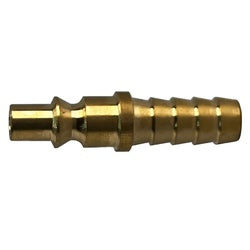 28597B - Brass ARO 210 Hose ID Plug - 1/4-in Body, 3/8-in Hose Barb, 250 psi Max Pressure