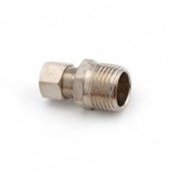 31190 - Brass Adapter 3/8-in Compression x 1/2-in Male NPTF, Chrome-Plated